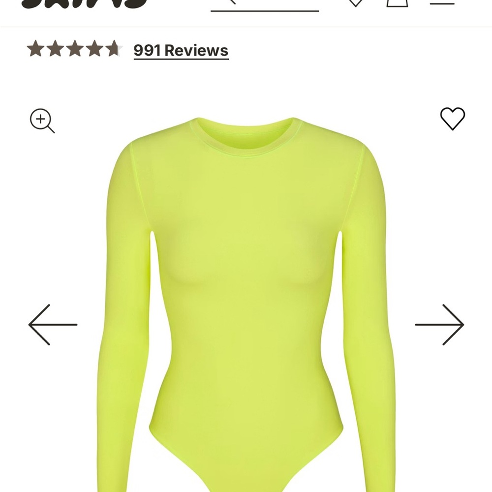 SKIMS Long Sleeve Body Suit - Picture 4 of 4